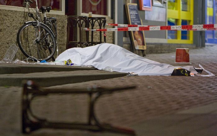 Een schietpartij in een café in Gent heeft woensdagochtend een 28–jarige man van Turkse afkomst het leven gekost. Foto ANP