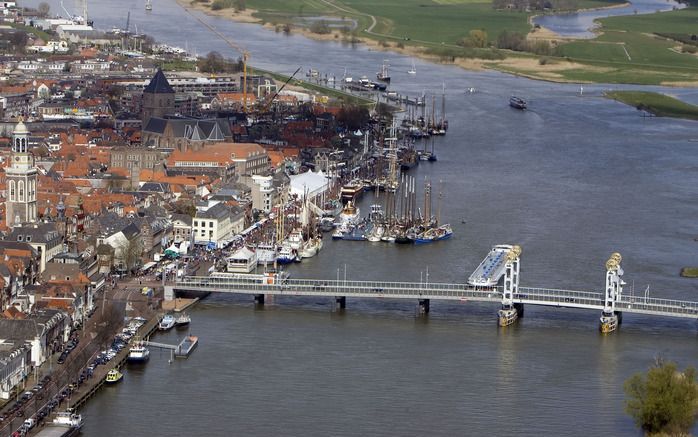 KAMPEN - De IJssel bij Kampen. Foto ANP