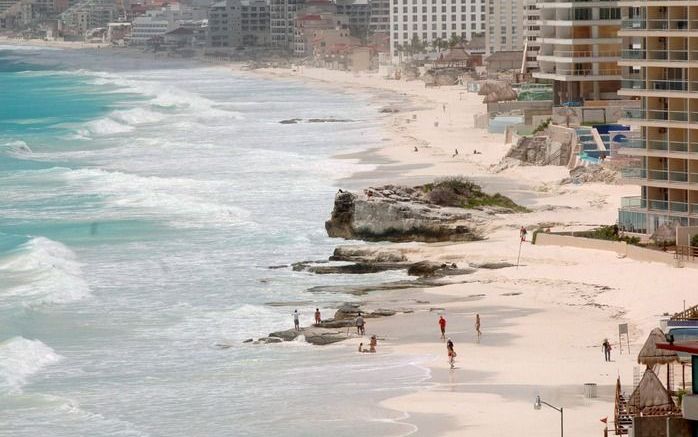 Het populaire toeristenoord Cancun, Mexico. Foto EPA