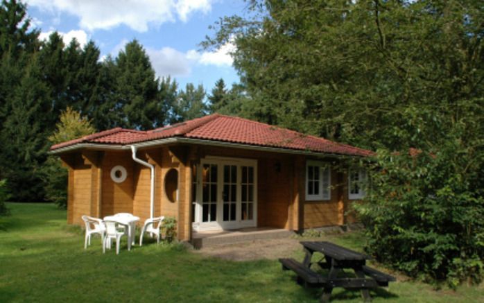 Een bungalow op park Kastelenhof in Ermelo. Foto Kastelenhof Ermelo