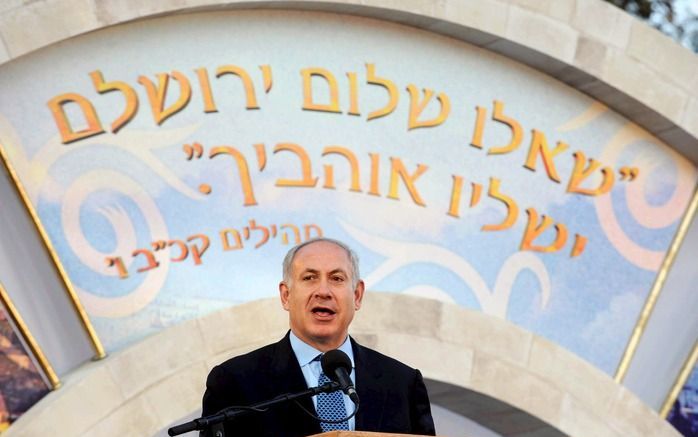 JERUZALEM – De Israëlische premier Benjamin Netanyahu heeft donderdag gezegd dat Jeruzalem „nooit zal worden gedeeld” en altijd de hoofdstad van Israël zal blijven. Dat meldden Israëlische media. Foto EPA