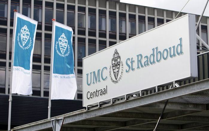 NIJMEGEN - Het Universitair Medisch Centrum St. Radboud in Nijmegen ontvangt vrijdag Amerikaanse oorlogsveteranen. Foto ANP