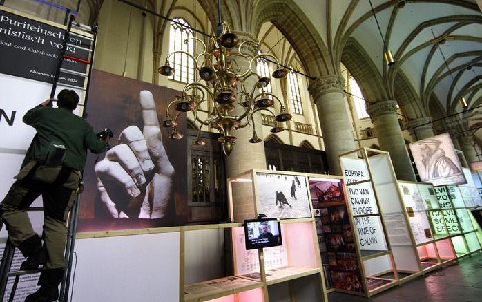 DORDRECHT – De organisatie van de Nationale Herdenkingsbijeenkomst voor Johannes Calvijn verwacht zaterdag een kleine duizend mensen in de Grote Kerk in Dordrecht, zo maakte zij vrijdag bekend. Foto ANP