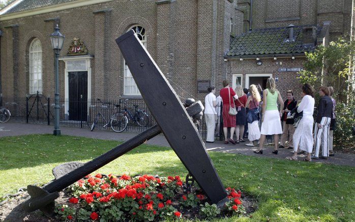 De hervormde kerk op Urk. - Foto ANP