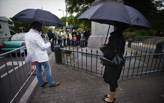 Nog dagelijks bezoeken mensen De Naald. Foto ANP