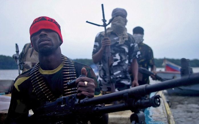 MAIDUGURI - Gewapende opstandelingen in Nigeria. Foto EPA