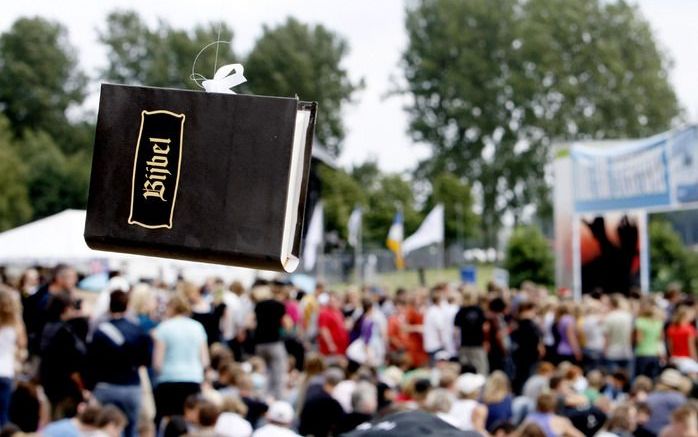 Beelden van het festival Xnoizz op het evenemententerrein bij Bussloo in 2008. Foto ANP.