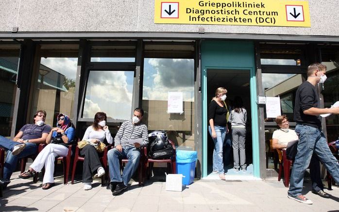 AMSTERDAM – Circa vijfhonderd personen hebben tot nu toe de polikliniek voor de Mexicaanse griep in het Slotervaartziekenhuis in Amsterdam bezocht. De poli ging vorige week woensdag open. Dat liet een woordvoerder donderdag weten. Foto ANP