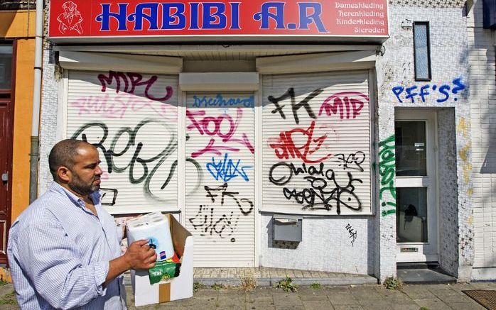 DEN HAAG - De gemeente Den Haag wil de strijd gaan aanbinden met graffiti. Foto ANP