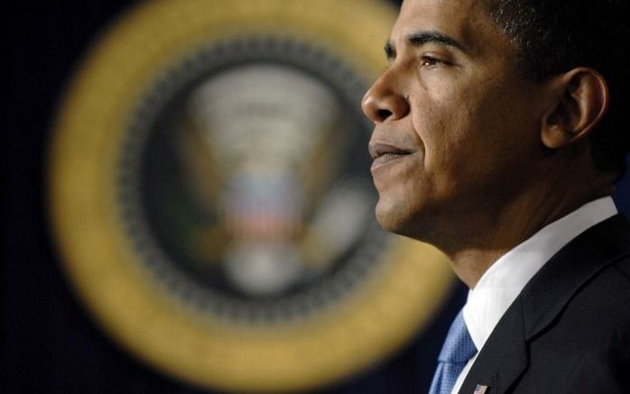 Volgens president Obama is het moment aangebroken om op te houden met politiek gekibbel en het eens te worden over een nieuw zorgstelsel. Foto EPA