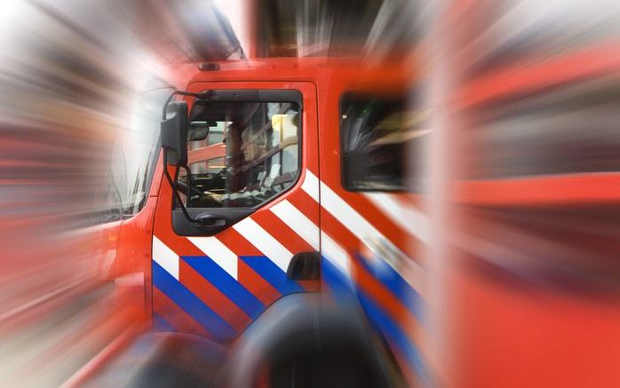 SASSENHEIM - In een elektrogroothandel in Sassenheim heeft vrijdagavond laat tot zaterdagochtend vroeg een grote uitslaande brand gewoed. Foto ANP