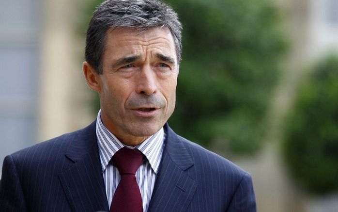 BRUSSEL - NAVO–topman Anders Fogh Rasmussen. - Foto EPA