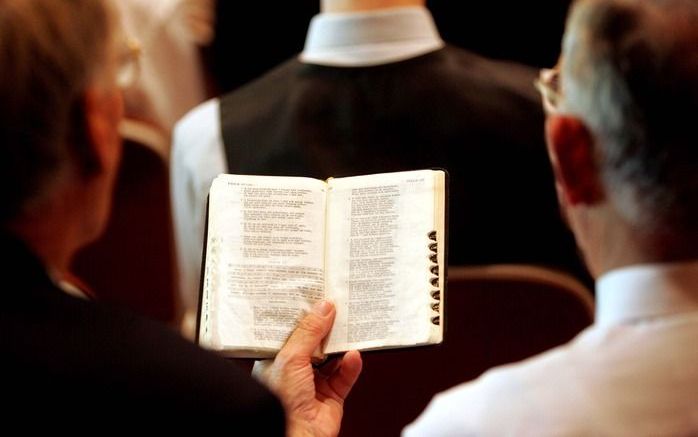 Wie zich in de eredienst niet beperkt tot de psalmen, zal toch de prioriteit van de psalmen als liederen voor de eredienst willen handhaven. Foto RD, Sjaak Verboom