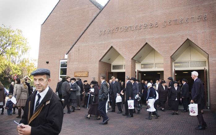 BARNEVELD – De GBS belegde zaterdag in het kerkgebouw van de gereformeerde gemeente te Barneveld voor de 44e keer haar toogdag. Foto RD, Christiaan Zielman