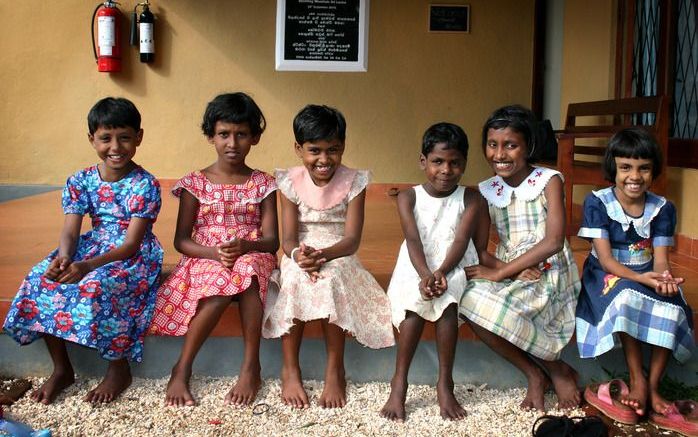 Nederlands weeshuis in Sri Lanka. - Foto ANP