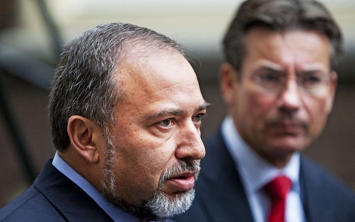 DEN HAAG - De Israëlische minister van buitenlandse zaken Avigdor Lieberman. Foto ANP