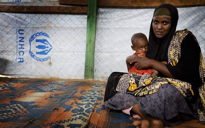 Vluchtelingen in Somalië. - Foto EPA