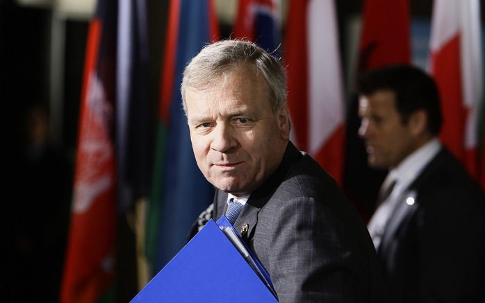 Oud-secretaris-generaal van de NAVO De Hoop Scheffer bekritiseert het kabinet over Afghanistan. - Foto ANP