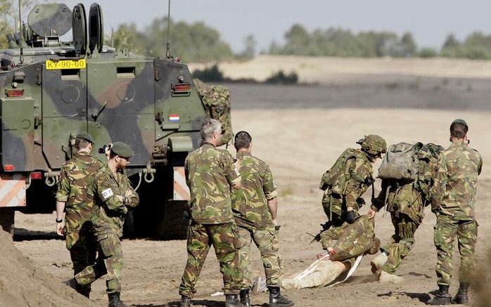 Nederlandse leger oefent voor Uruzgan. - Foto ANP