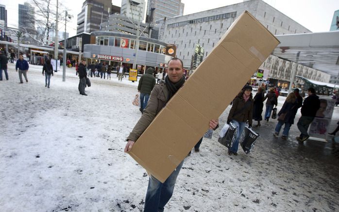 Rotterdam in de sneeuw. Foto ANP