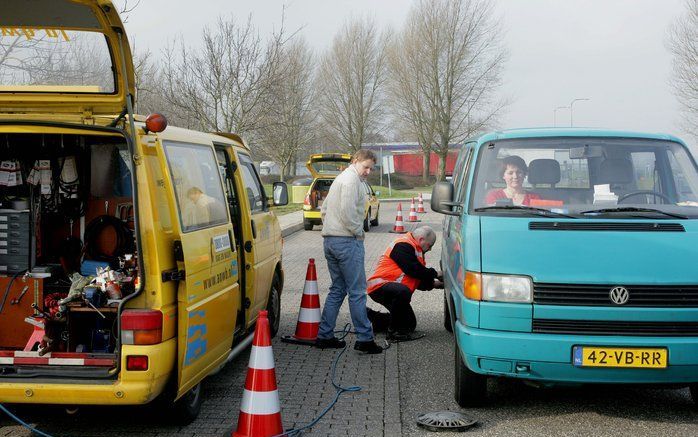 De ANWB verwacht maandagmorgen een kwart meer pechgevallen op de wegen dan op een ’normale’ maandagochtend. Foto ANP