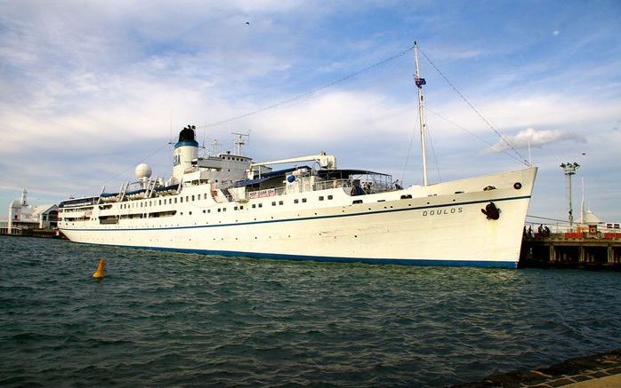 Het schip MV Doulos. Foto Operatie Mobilisatie