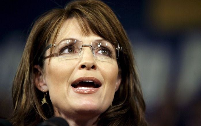 De voormalige Amerikaanse vicepresidentskandidate Sarah Palin wordt politiek commentator en presentatrice bij de rechtse nieuwszender Fox News. Foto EPA