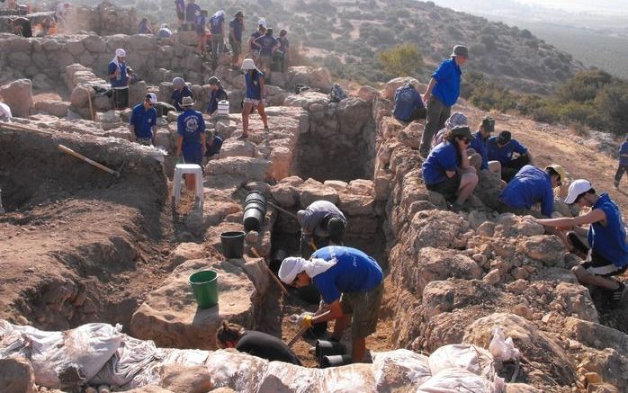 Opgravingen bij Khirbet Qeiyafa. Foto Bibleplaces