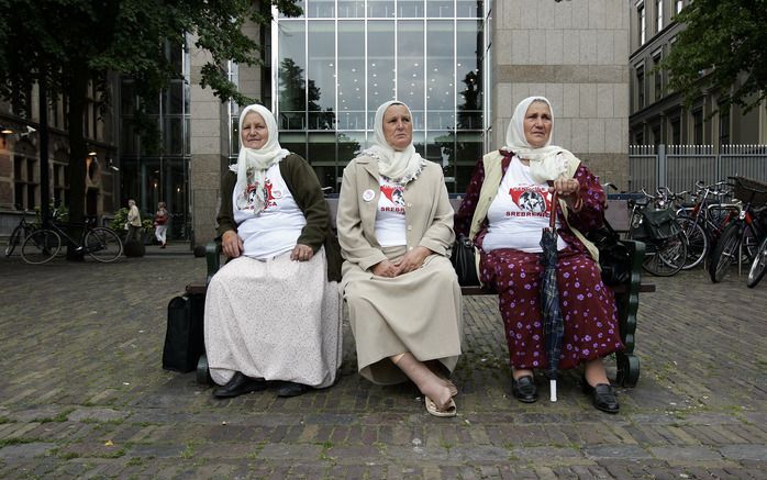 Enkele Moeders van Srebrenica. Foto ANP