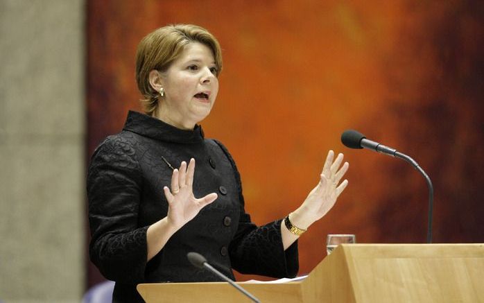 Staatssecretaris Van Bijsterveld van Onderwijs. Foto ANP.