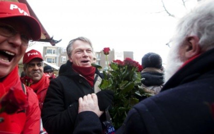 PvdA op campagne. Foto ANP