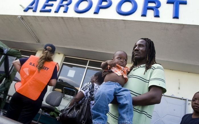 Het vliegveld van Port-au-Prince in Haïti. Foto EPA