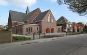 KRABBENDIJKE - Het vernieuwde kerkgebouw van de gereformeerde gemeente van Krabbendijke. Foto RD