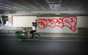 Graffiti in Amsterdam. Foto ANP
