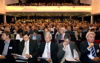 Het partijcongres van de ChristenUnie. Foto Dick Vos