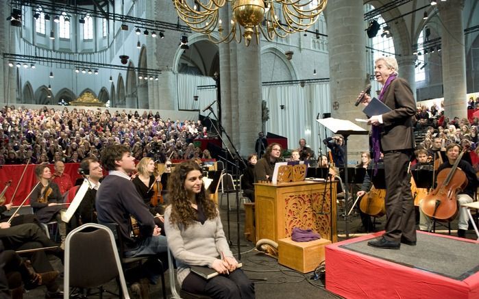 Minister Plasterk was vorige week te gast bij de Leidse Scratch Muziekdagen. Foto Peter Schipper