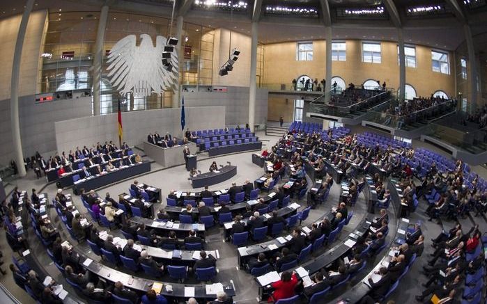 Het Duitse parlement in de bondsdag. Foto EPA.