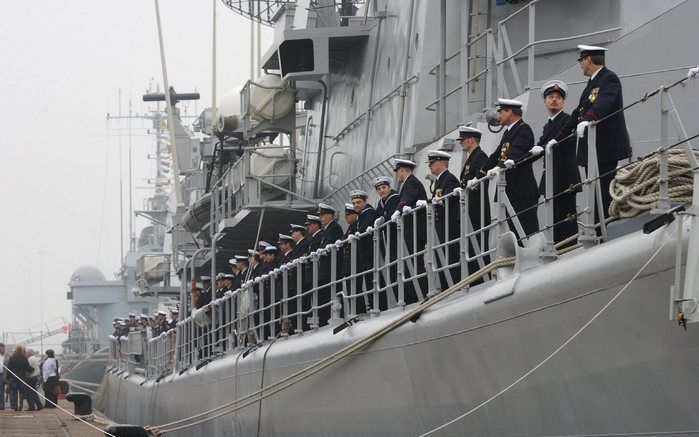 Het kabinet overweegt een marinefregat in te zetten voor de kust van Somalië. Foto ANP