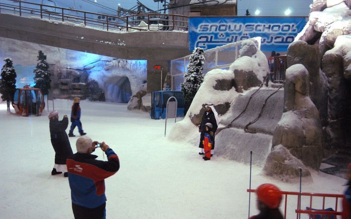 Overdekte skipiste. Foto's Teun Voeten