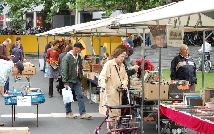 De Nijmeegse boekenmarkt. Foto's RD