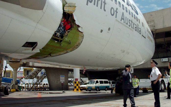 „Gat in Boeing na explosie zuurstoffles”. Foto EPA