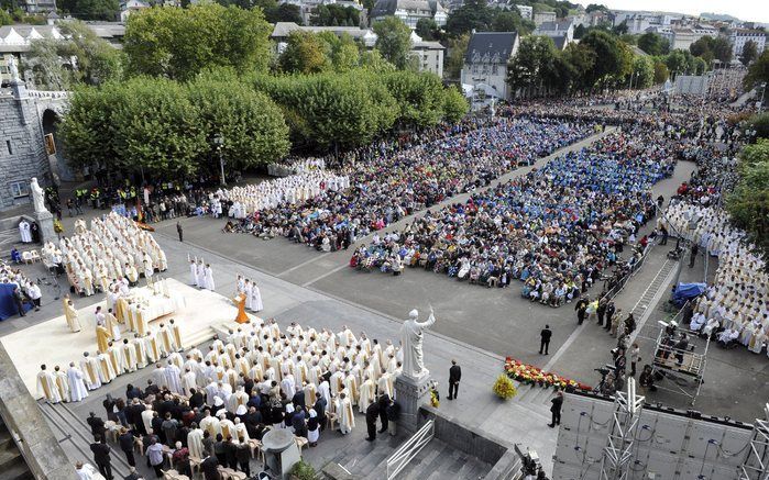 2500 Nederlanders gaan komende week op bedevaart naar Lourdes. Foto EPA