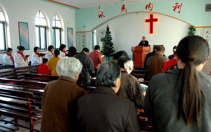 Christenen in China zouden meer ruimte krijgen. - Foto EPA