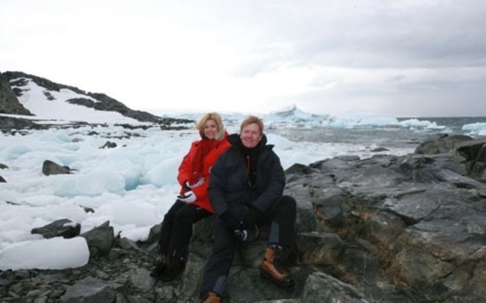 DEN HAAG – Prins Willem-Alexander en prinses Máxima hebben vrijdag een heel lange dag gemaakt. Zo blijkt uit zijn zaterdagmorgen gepubliceerde blog van de prins over zijn reis naar Antarctica. Foto RVD