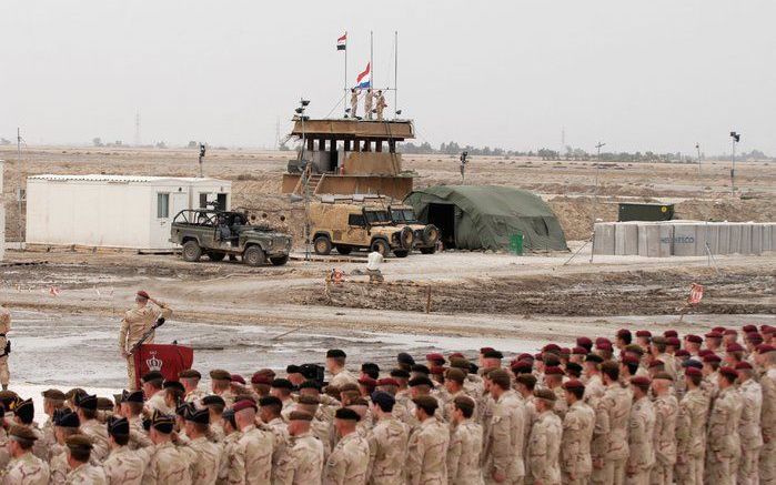 Gevechtstroepen VS in augustus 2010 uit Irak. Foto ANP