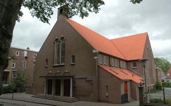 Het kerkgebouw van de gereformeerde gemeente van Kampen. beeld RD