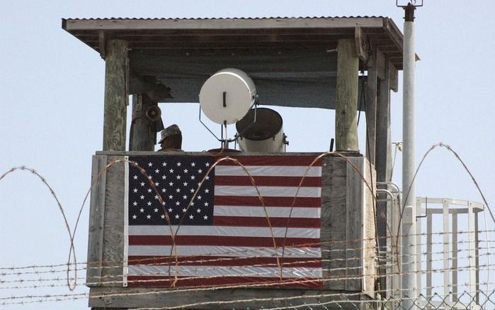 De Europese Unie en de Verenigde Staten hebben maandag een akkoord bereikt over de opname van voormalige gedetineerden uit Guantanamo Bay. Foto EPA