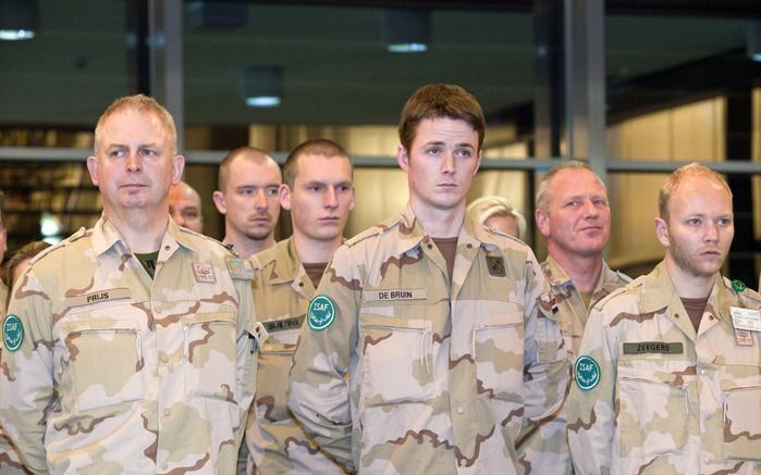 DEN HAAG – Defensie neemt vanaf dit najaar een conditietest af bij alle militairen. Het is de bedoeling dat ze in oktober de eerste proef ondergaan. Foto ANP