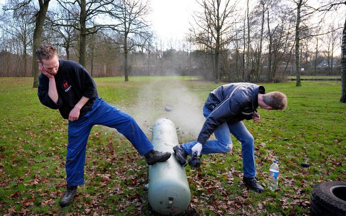 Kampen mag carbidschieten. Foto ANP