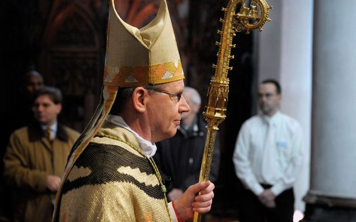 UTRECHT – Vrijwilligster en lector Nelly Stienstra van de Utrechtse kathedraal Sint-Catharina is terecht door aartsbisschop Eijk van Utrecht ontheven van haar taken. Foto ANP